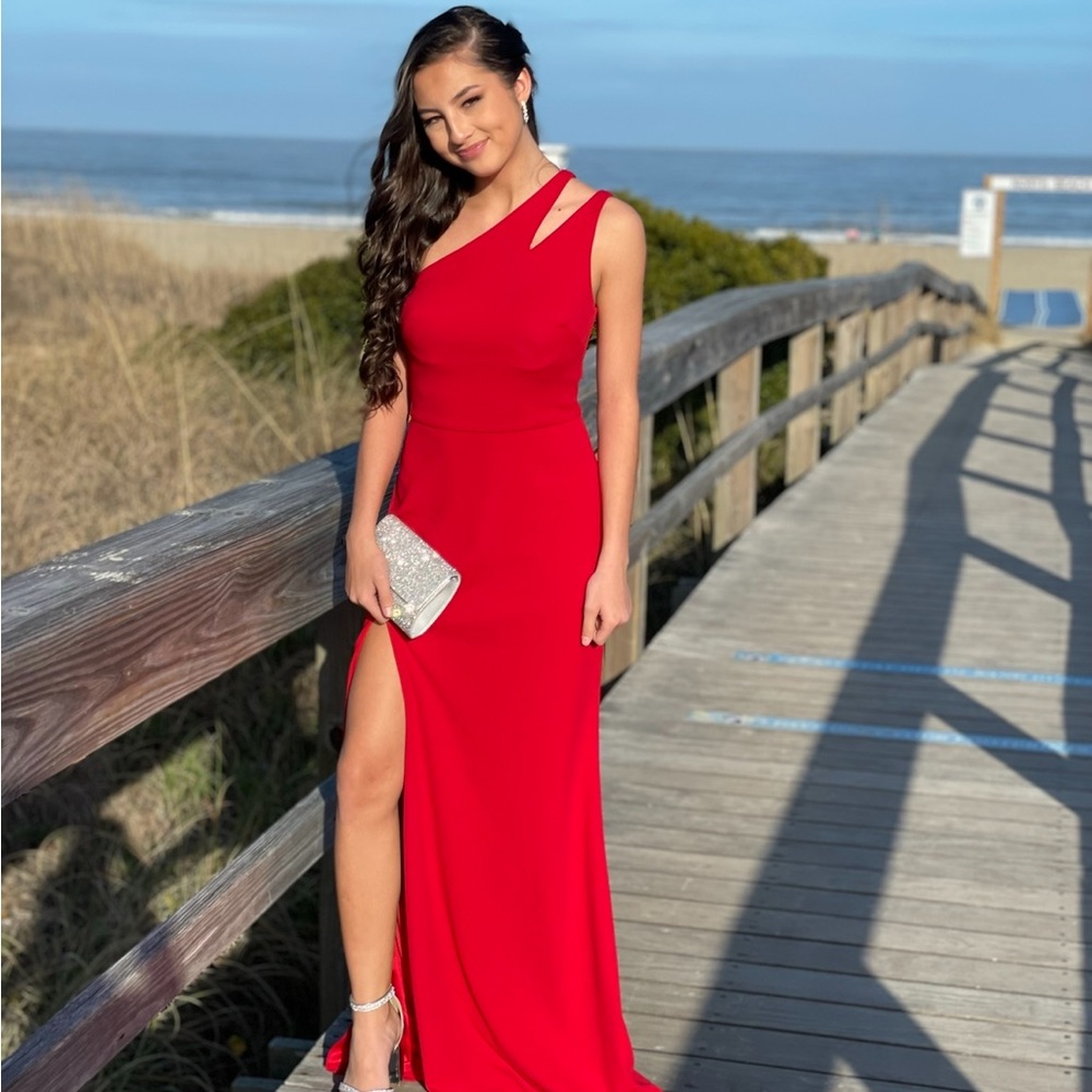 Red prom dress